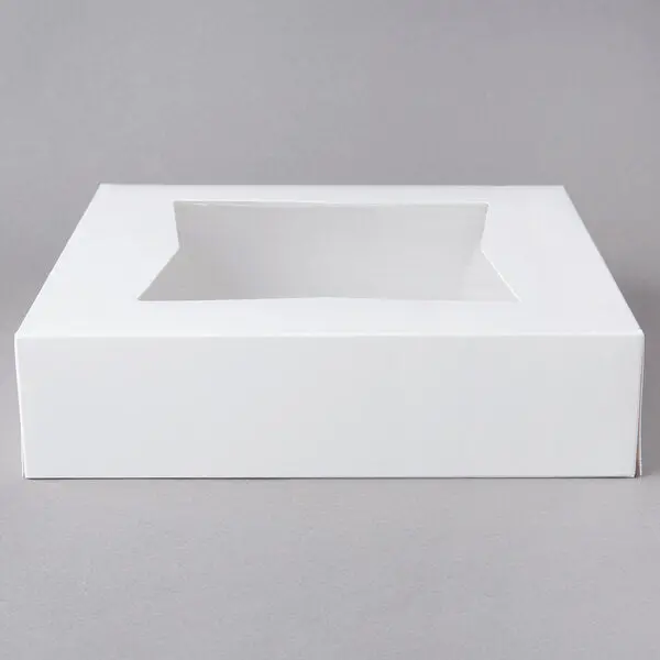 10-Inch Bakery Window Box – Pack Of 10 Food-Safe Containers 1