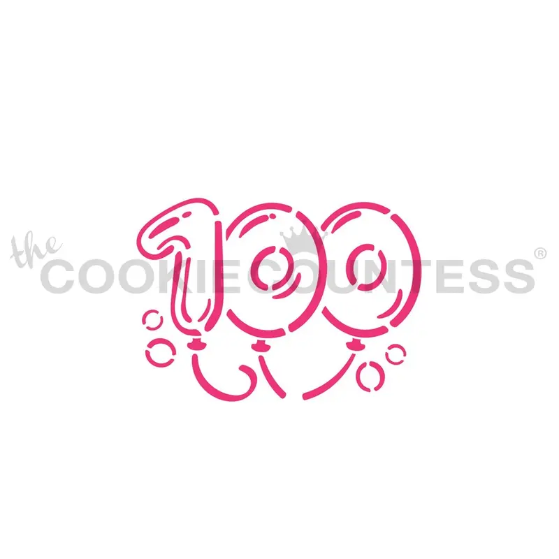 100 Days Of School Personalized Stencil Kit 1