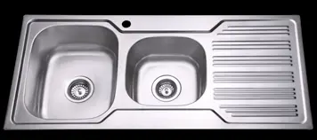 1080Mm Stainless Steel 1¾ Bowl Kitchen Sink – Left-Hand Layout 1