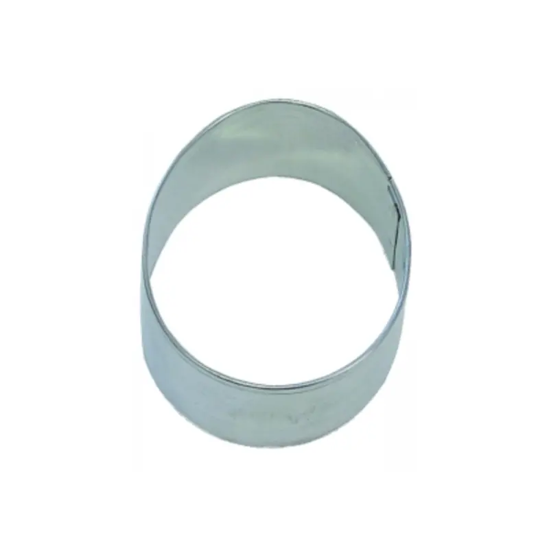 2.5-Inch Oval Egg Cookie Cutter 1