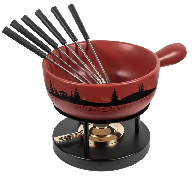 23Cm Winter Wonderland Cheese Fondue Set – Kuhn Rikon 1