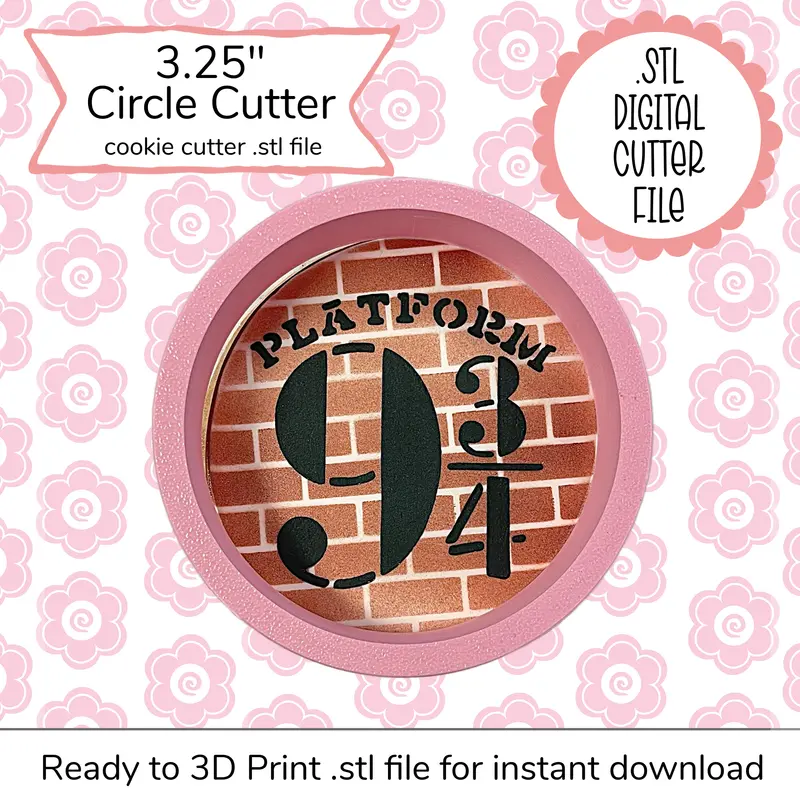 3.25-Inch Round Stl Cutting Template – Versatile Circle Shape File 1