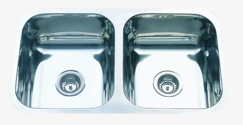 780Mm Stainless Steel Undermount Double Bowl Kitchen Sink 1