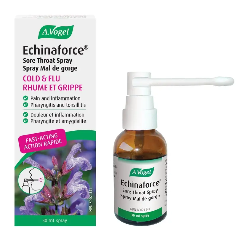 A. Vogel Echinaforce Sore Throat Spray – 30 Ml Herbal Throat Soothing Formula 1