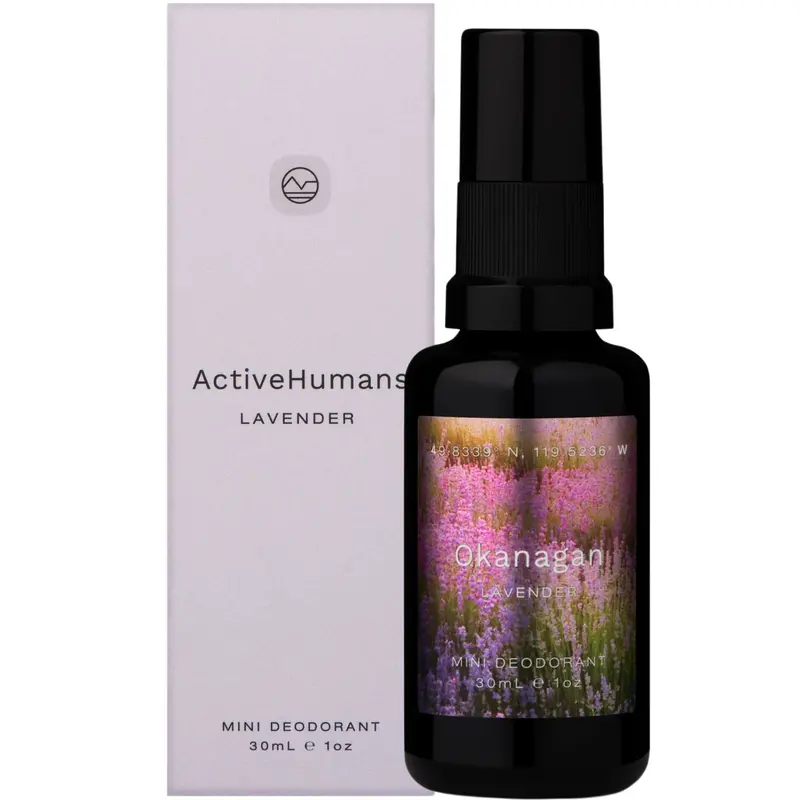 Active Humans Mini Lavender Deodorant Spray – 30Ml Travel Size 1