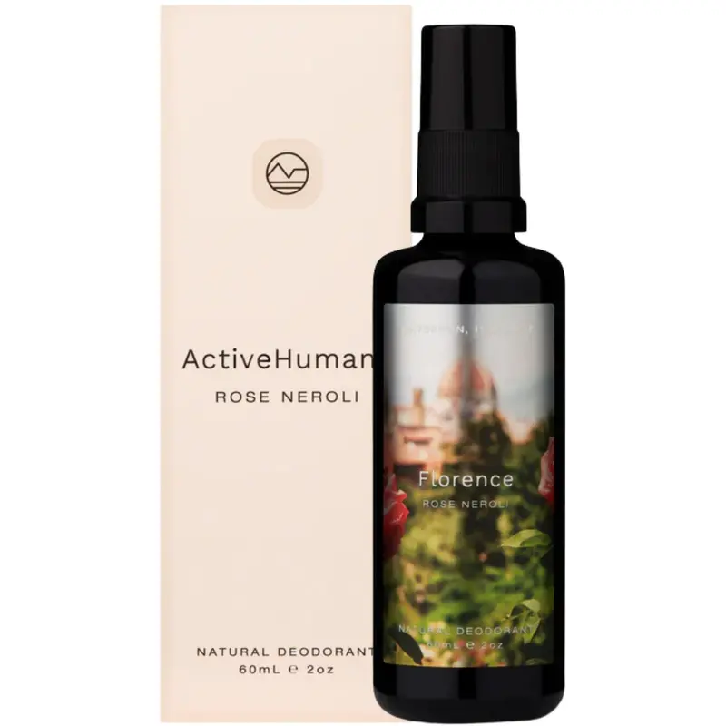 Active Humans Rose Neroli Natural Deodorant Spray – 60 Ml 1