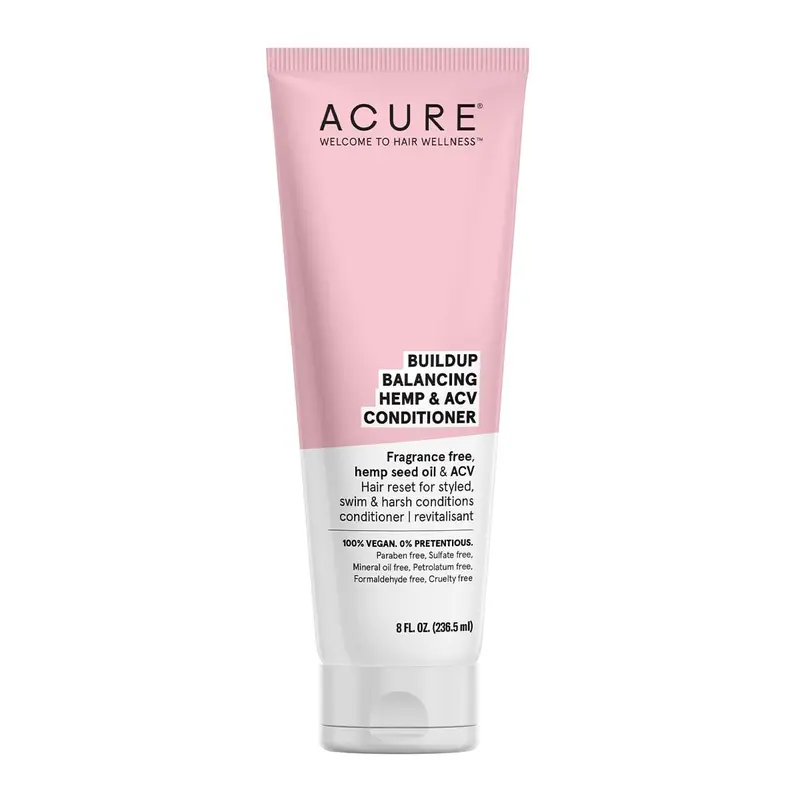 Acure Buildup Balancing Conditioner – Clarifying Hemp & Acv Formula, 236Ml 1