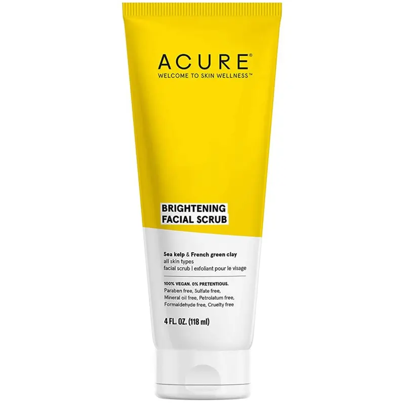 Acure Exfoliating Face Scrub – Renewing Brightening Polish With Natural Granules (118Ml) 1