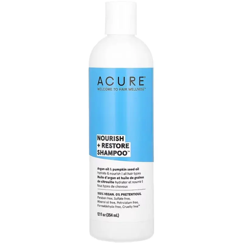 Acure Nourish + Restore Shampoo – Hydrating & Repairing, 354Ml 1