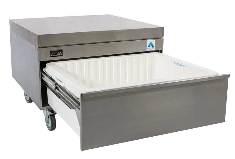 Adande Vcr1.Hchs Single Dual-Zone Drawer – High-Profile Castors And Heatshield Worktop 1