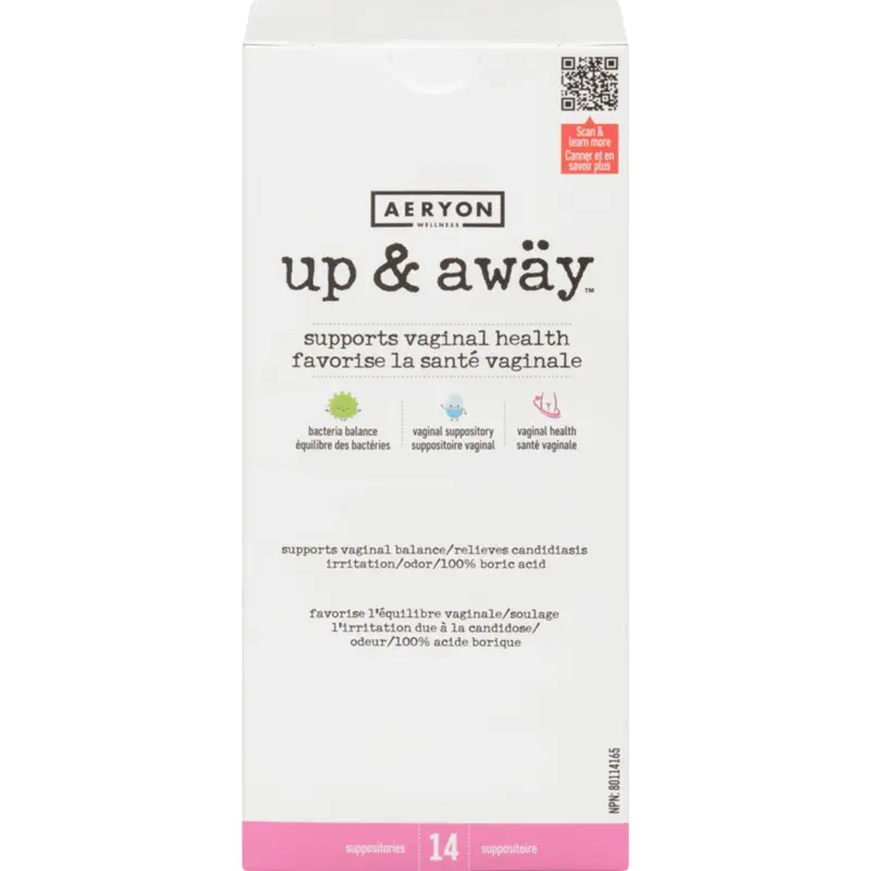 Aeryon Wellness Up & Away Suppositories (14 Count) 1