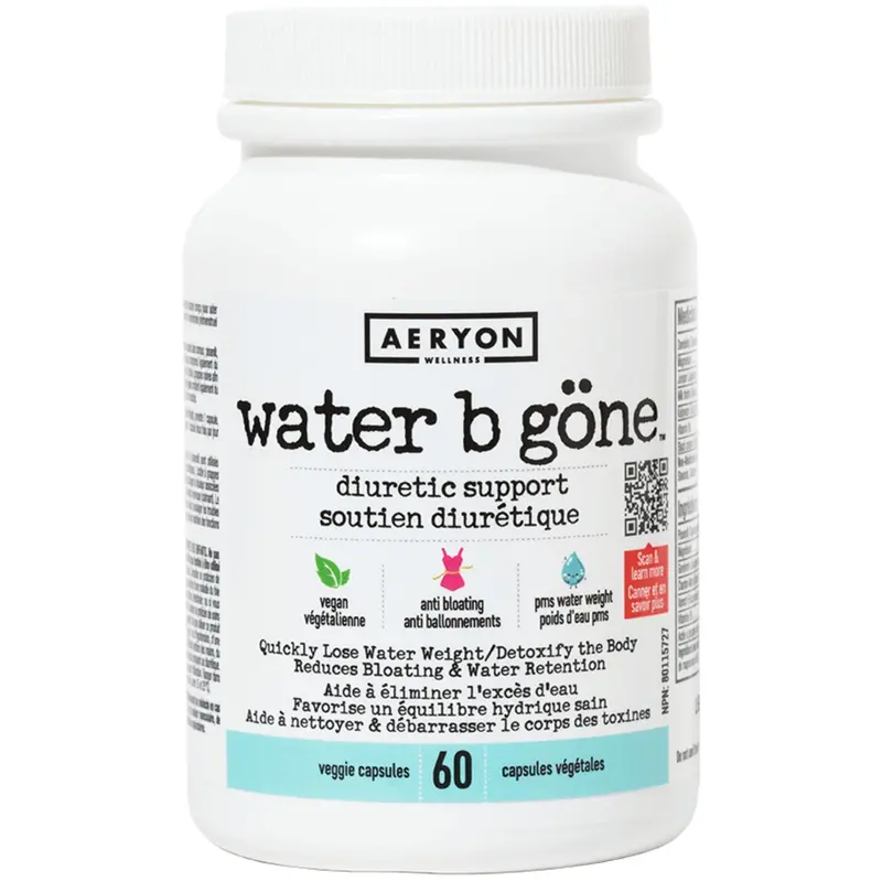 Aeryon Wellness Water B Gone – Natural Diuretic Formula, 60 Capsules 1
