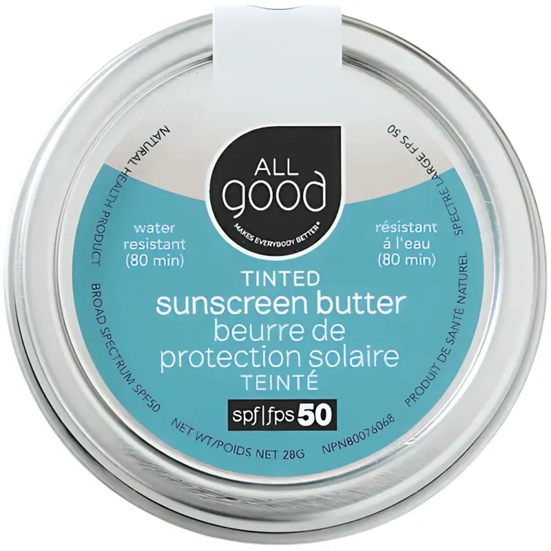 All Good Tinted Mineral Sunscreen Butter Spf 50 – 28G 1