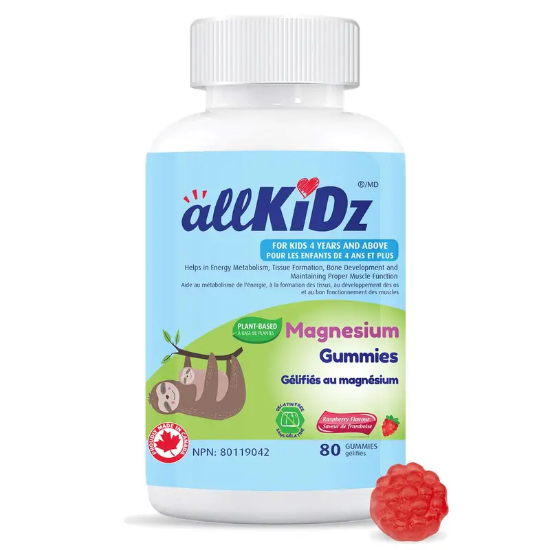 Allkidz Magnesium Gummies – Calming Support For Children, 80 Count 1