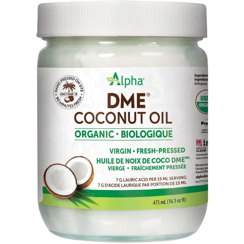 Alpha Dme Organic Virgin Coconut Oil – Cold-Pressed, 475Ml 1