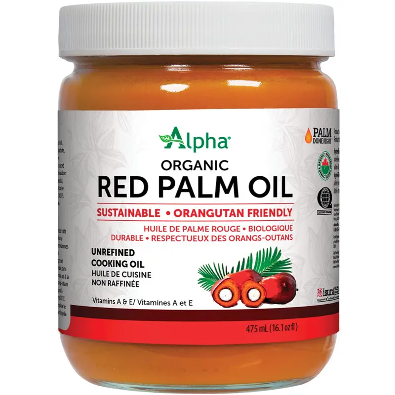Alpha Organic Red Palm Oil – 475Ml Unrefined Vitamin-Rich Cooking Oil 1