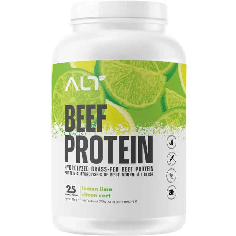 Alt Nutrition Grass-Fed Beef Protein Isolate – Lemon Lime Flavor, 575G 1