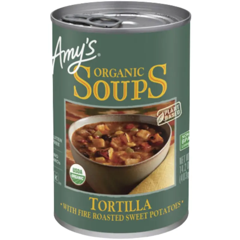 Amy'S Organic Tortilla Soup – 398 Ml Ready-To-Serve 1