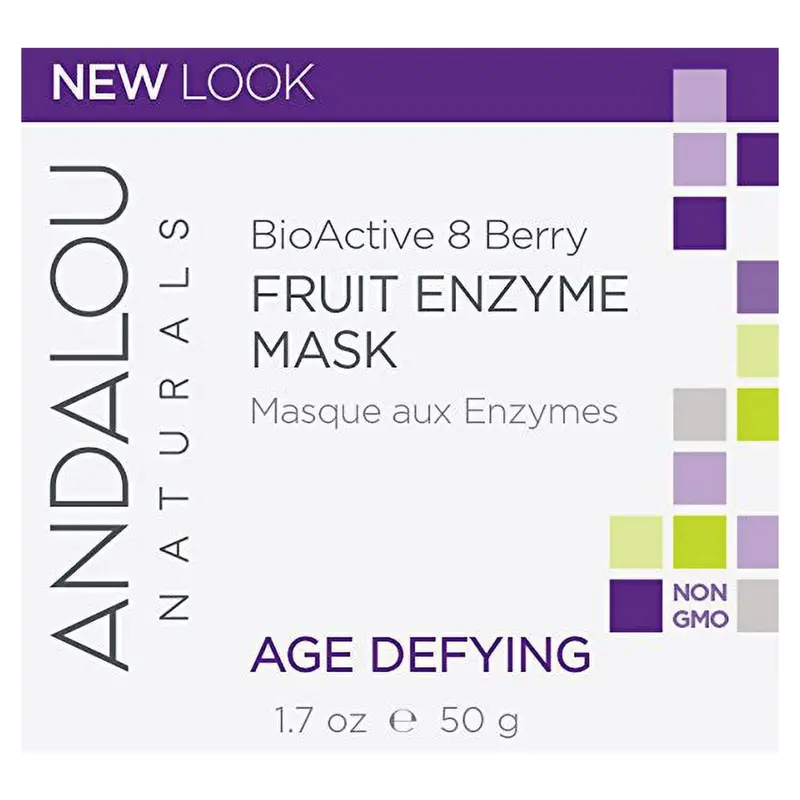 Andalou Bioactive Berry Enzyme Mask – Age-Defying Exfoliating Treatment, 50G 1