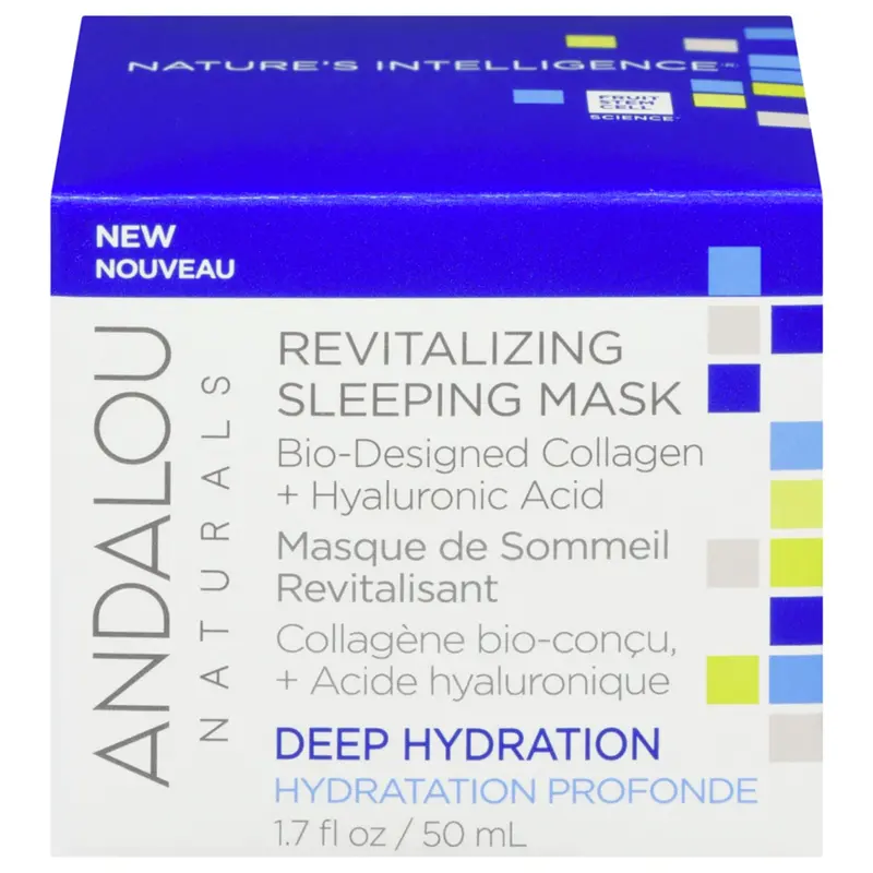 Andalou Deep Hydration Sleeping Mask – Overnight Hydration Boost, 50Ml 1