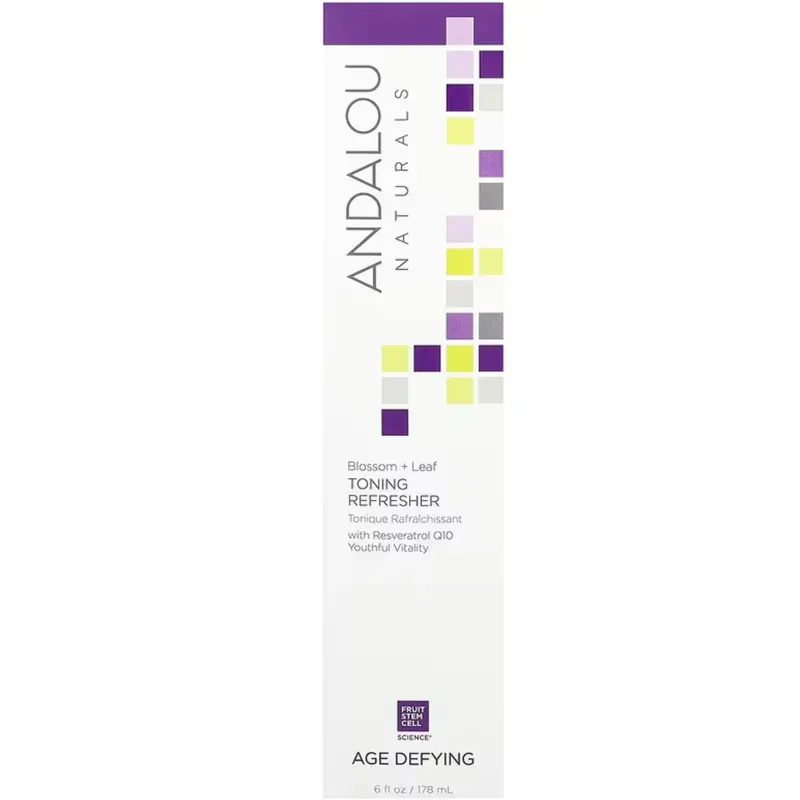 Andalou Naturals Age-Defying Blossom + Leaf Toning Refresher – 178 Ml Alcohol-Free Facial Mist 1