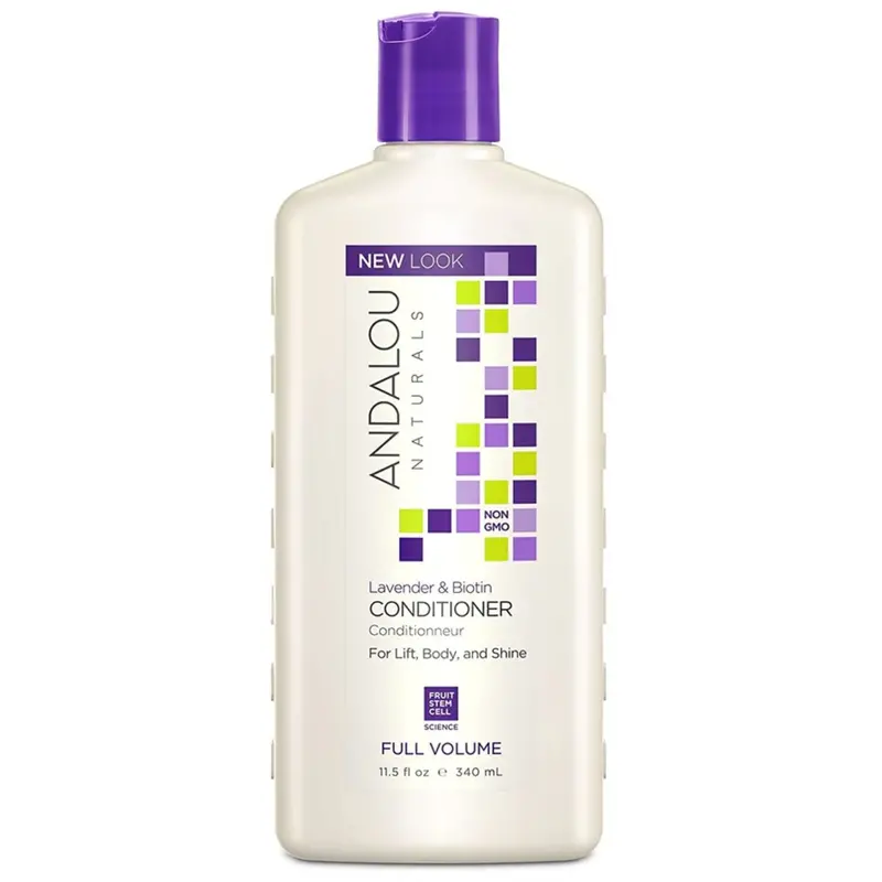 Andalou Naturals Lavender & Biotin Full Volume Conditioner – Volumizing, 340Ml 1
