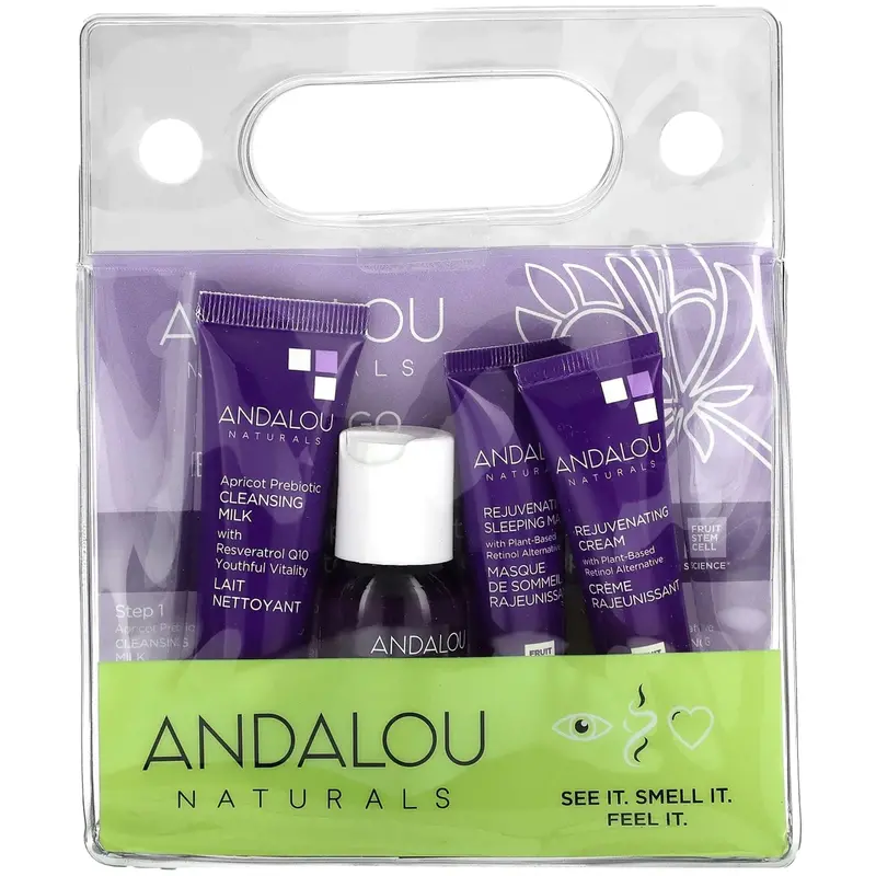 Andalou Naturals On-The-Go Age-Defying Skincare Kit 1