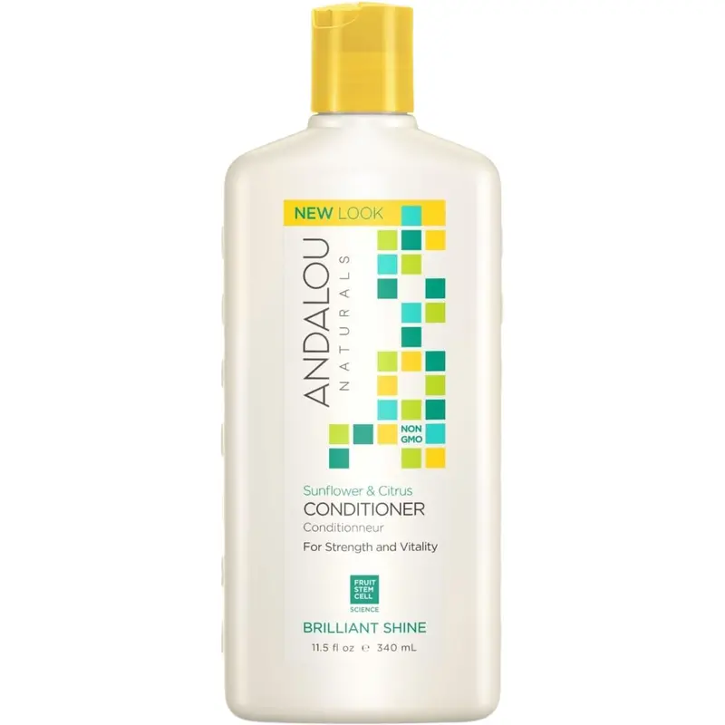 Andalou Naturals Sunflower & Citrus Brilliant Shine Conditioner – Vibrant Hair, 340Ml 1