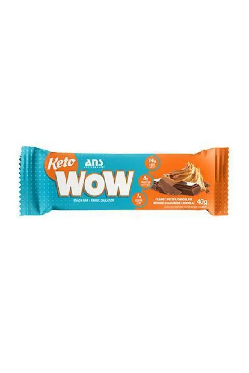 Ans Keto Wow Peanut Butter & Dark Chocolate Snack Bar, 40 G 1