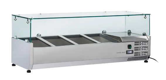 Anvil Vrx1200 Glass-Canopy Refrigerated Ingredient Unit 1