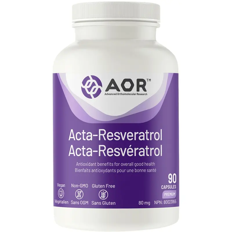 Aor Acta-Resveratrol – High-Purity Resveratrol Supplement, 90 Capsules 1