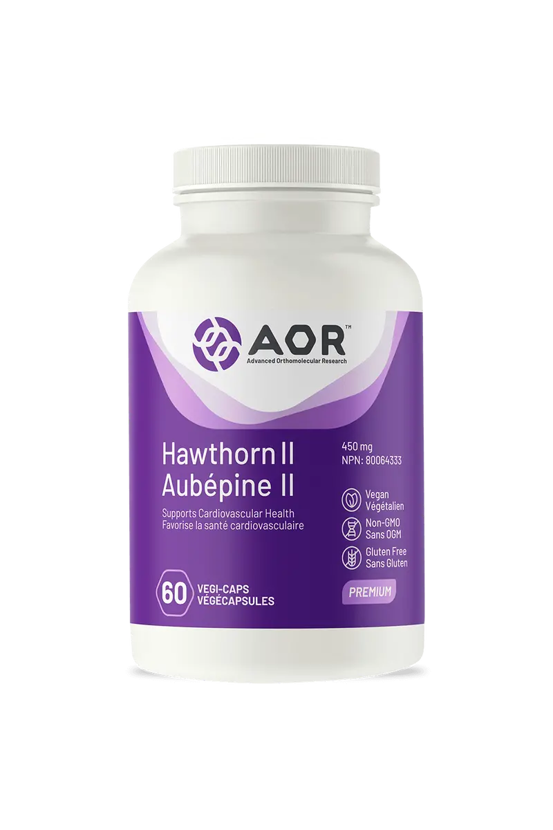 Aor Hawthorn Extract Supplement – Cardiovascular Support Formula (60 Capsules) 1