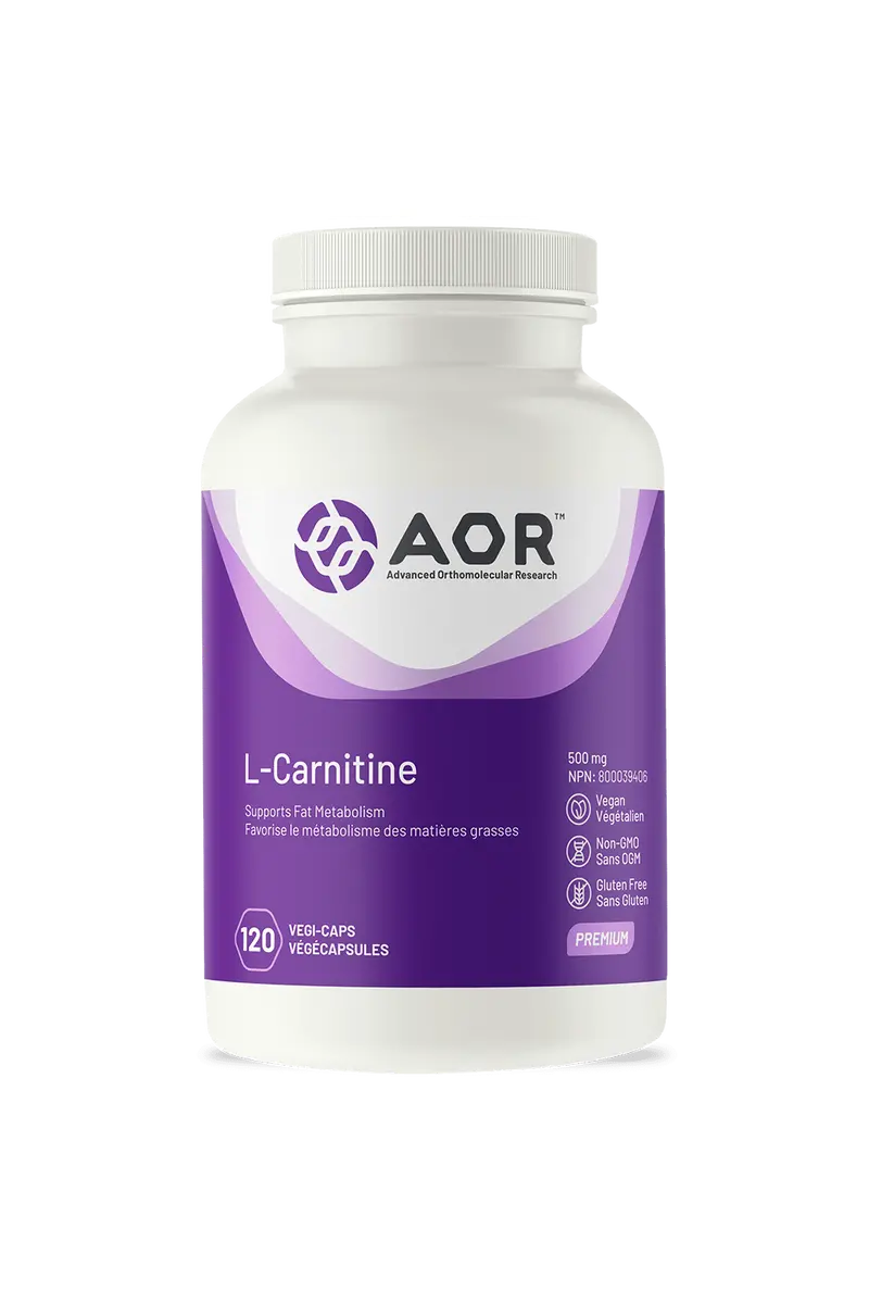 Aor L-Carnitine – Energy Metabolism & Cellular Support, 120 Capsules 1