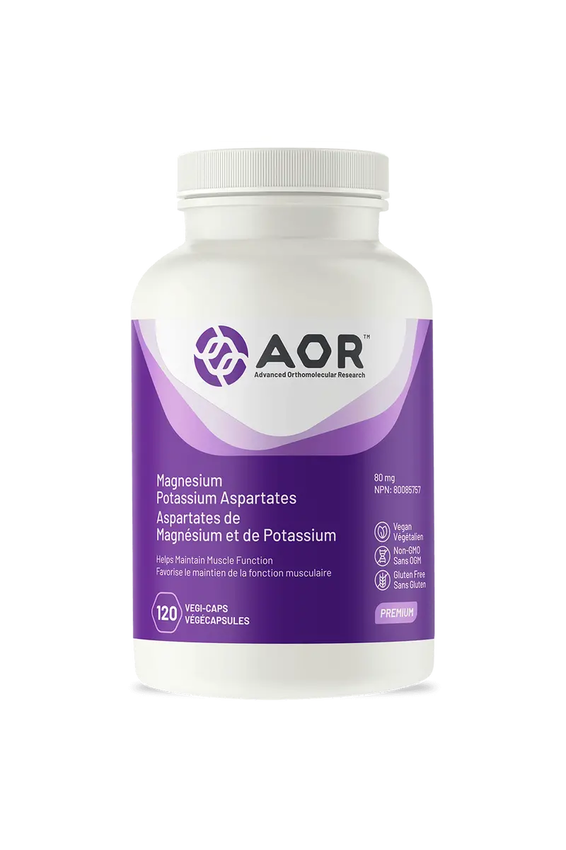 Aor Magnesium Potassium Aspartate – Electrolyte & Energy Support (120 Capsules) 1