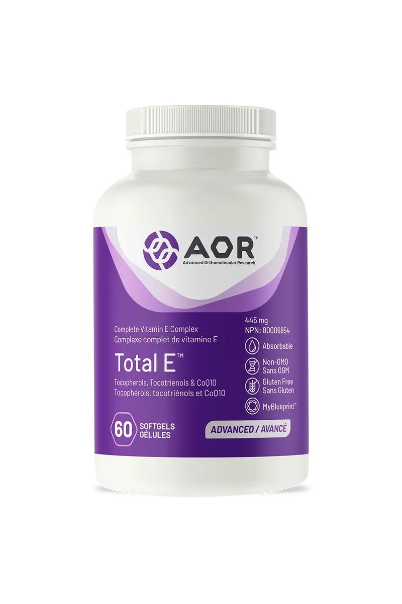 Aor Total E – Full-Spectrum Vitamin E Antioxidant (60 Capsules) 1