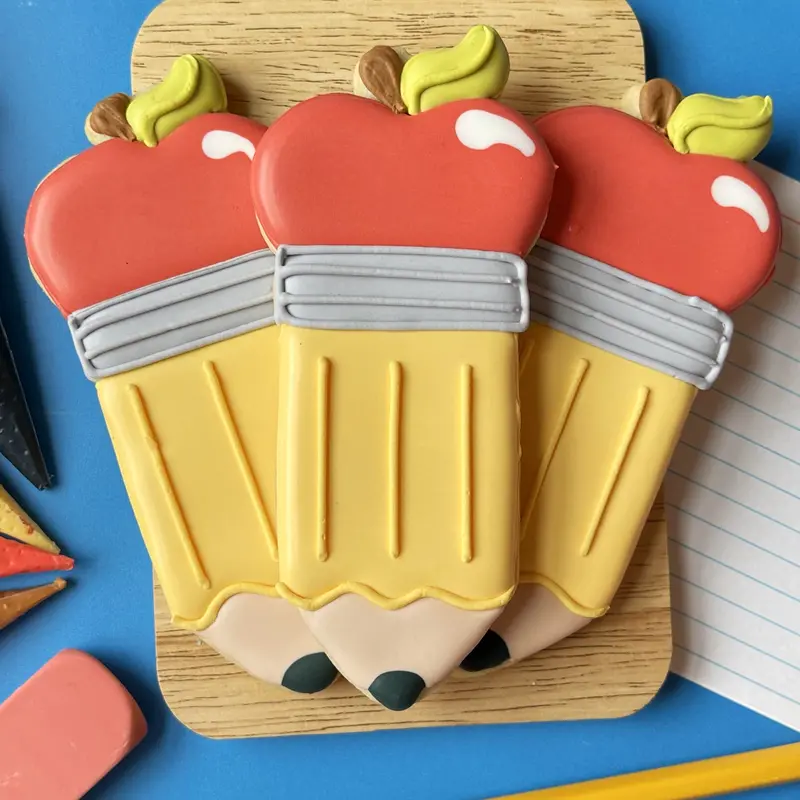 Apple Pencil Replica Cookie Cutter 1
