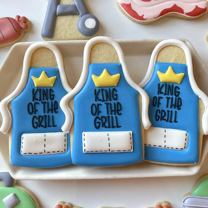 Apron-Shaped Bbq Cookie Cutter 1