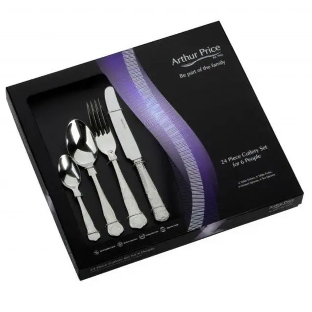 Arthur Price Kings 24-Piece Entry-Level Cutlery Gift Set 1