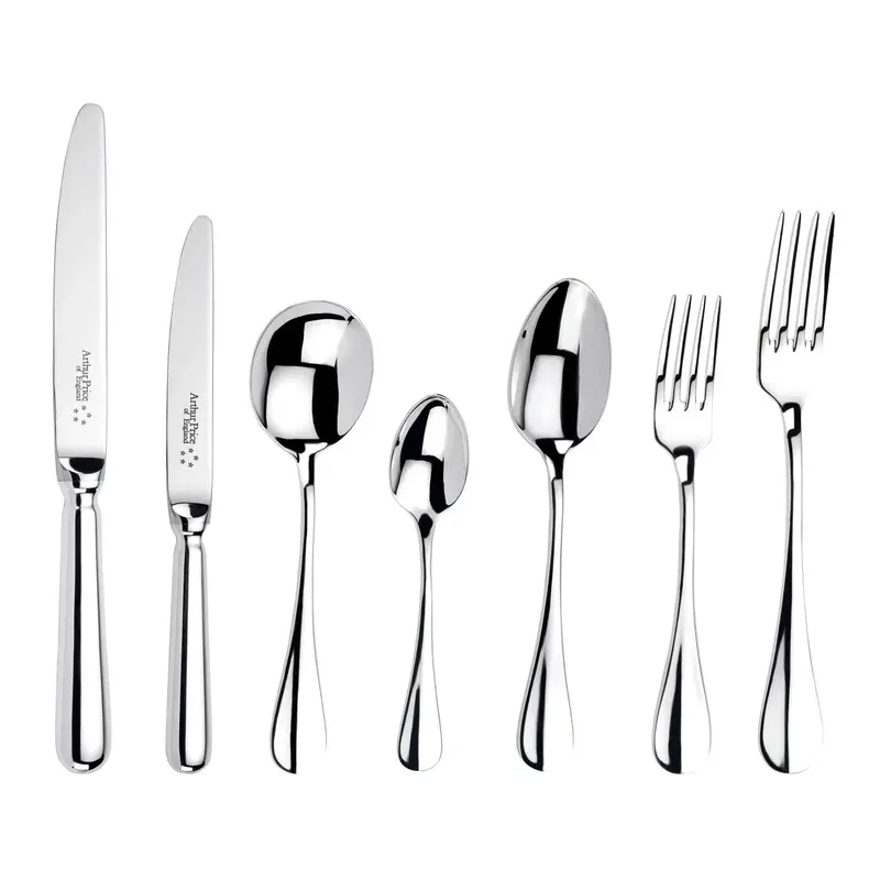 Arthur Price Sovereign Baguette 44-Piece Stainless Steel Flatware Set 1
