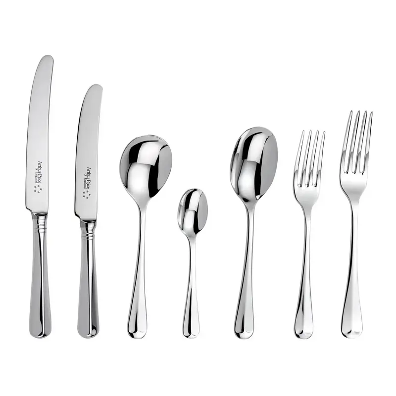 Arthur Price Sovereign Rattail Stainless Steel Flatware Set – 84-Piece Canteen 1
