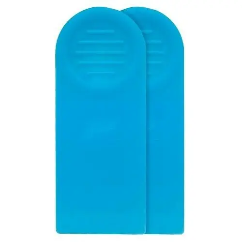 Ateco Dual-Color Icing Scraper Set – Blue Silicone Tools 1
