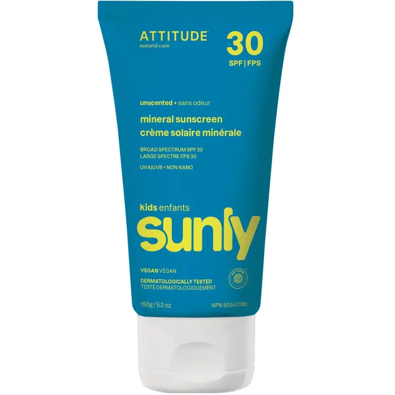 Attitude Sunly Kids’ Mineral Sunscreen Lotion Spf 30 (150G) 1