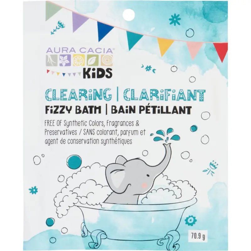Aura Cacia Kids Clearing Fizzy Bath Bomb – 71G 1