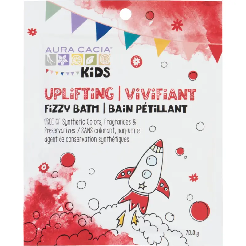 Aura Cacia Kids Uplifting Fizzy Bath – Natural, Effervescent Bubble Bath For Children (71G) 1