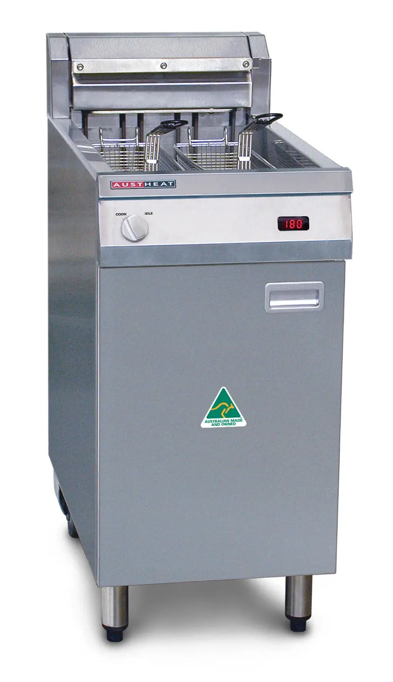 Austheat Af812R Single-Pan Electric Fryer – 33L Capacity 1