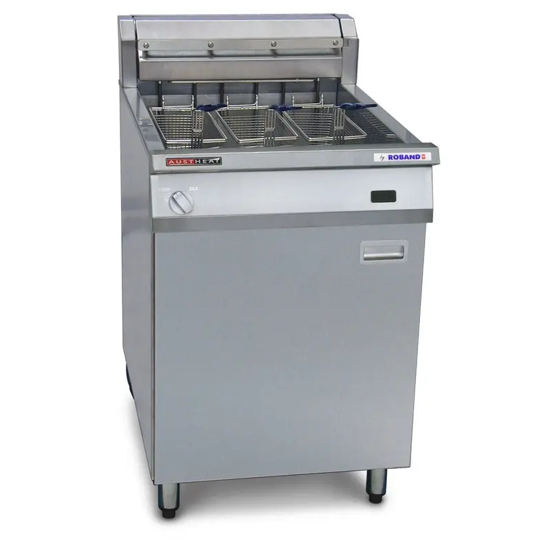 Austheat Ah-Fry3 Freestanding Triple-Basket Electric Fryer – Rapid Recovery 1