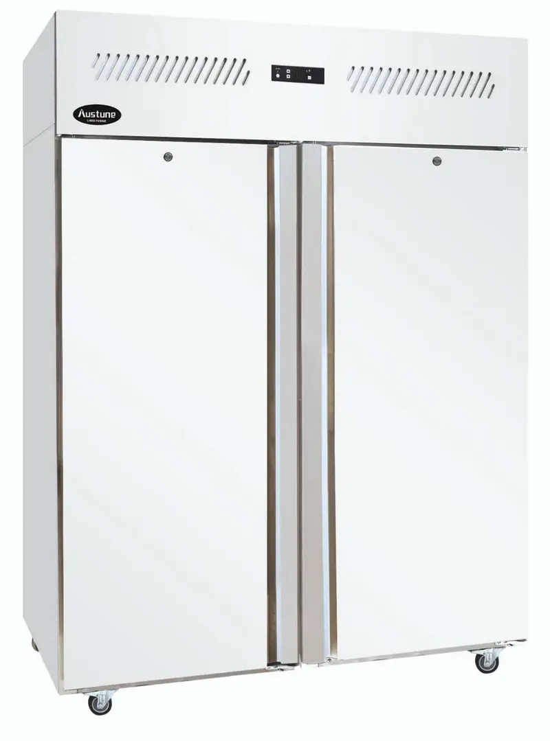 Austune Two-Door Upright Dual-Temperature Refrigerator 1