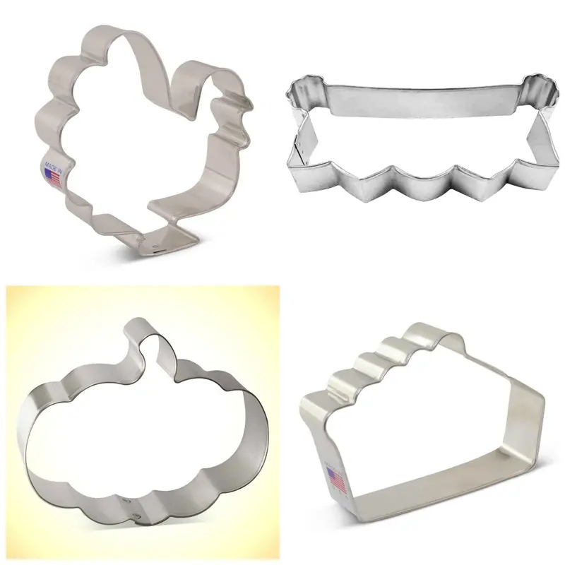 Autumn Harvest & Thanksgiving Cookie Cutter Bundle – Fall Baking Essentials 1