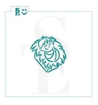 Baby Jesus Nativity Scene Stencil (Print-Your-Own) 1