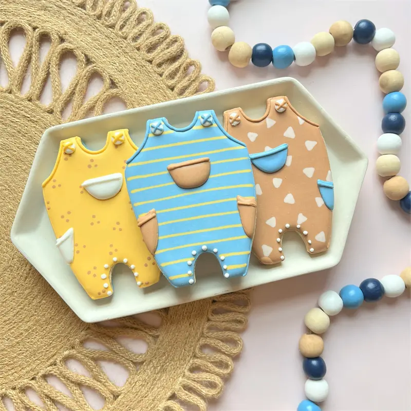 Baby Overalls Cookie Cutter 1